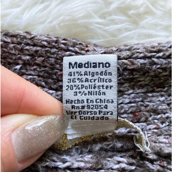 Brown Tweed Cardigan - Picture 5 of 7